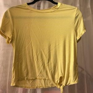 Aeropostale striped tie in front t shirt